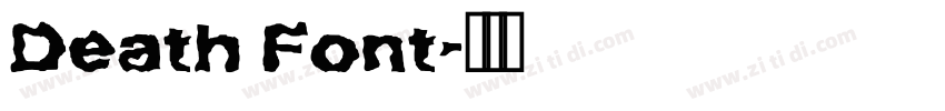 Death Font字体转换